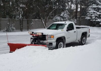 Snow Plow Vehicle