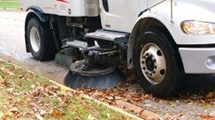 Parking Lot Sweeper Service near us Parking Lot Sweeper Service along the street